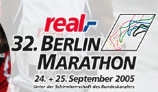 Logo Berlin Marathon 2005