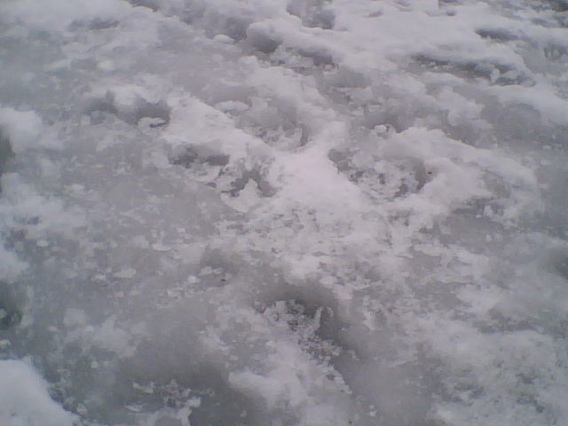 IJspad naar de Brocken